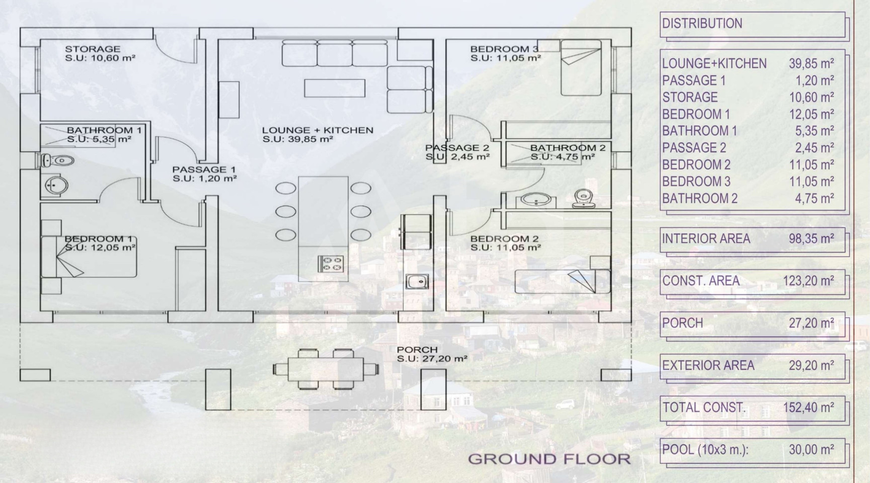 Villa de 3 chambres à Pinoso - AHS60277 - 1