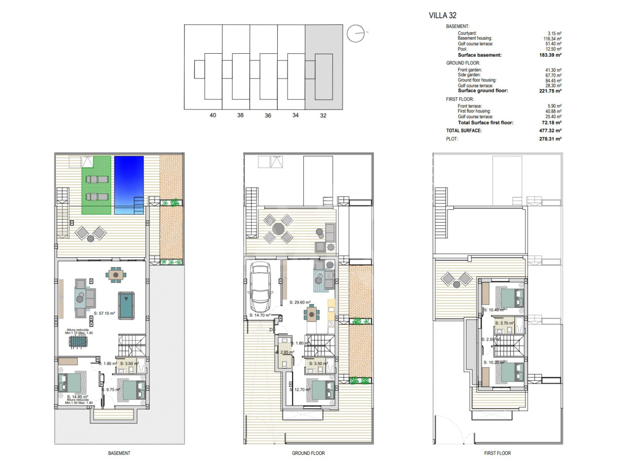 Villa de 3 chambres à Los Alcázares - JIL60285 - 1