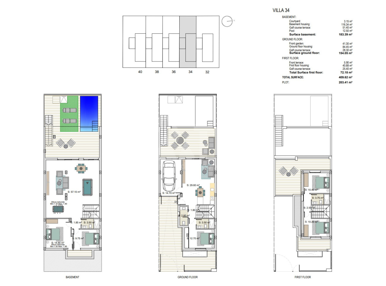 Villa de 3 habitaciones en Los Alcázares - JIL60287 - 1