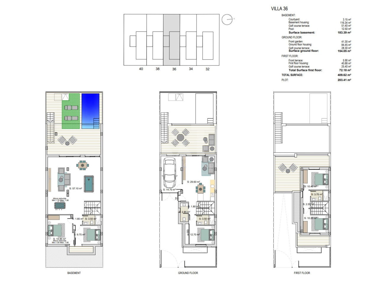 Villa de 3 habitaciones en Los Alcázares - JIL60288 - 1