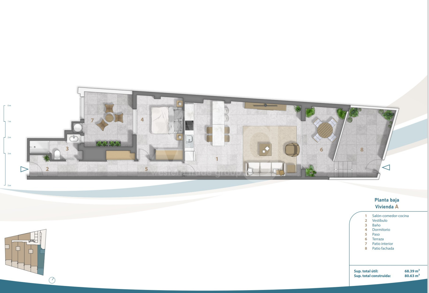 Apartamento de 1 habitación en San Pedro del Pinatar - JIL60302 - 1