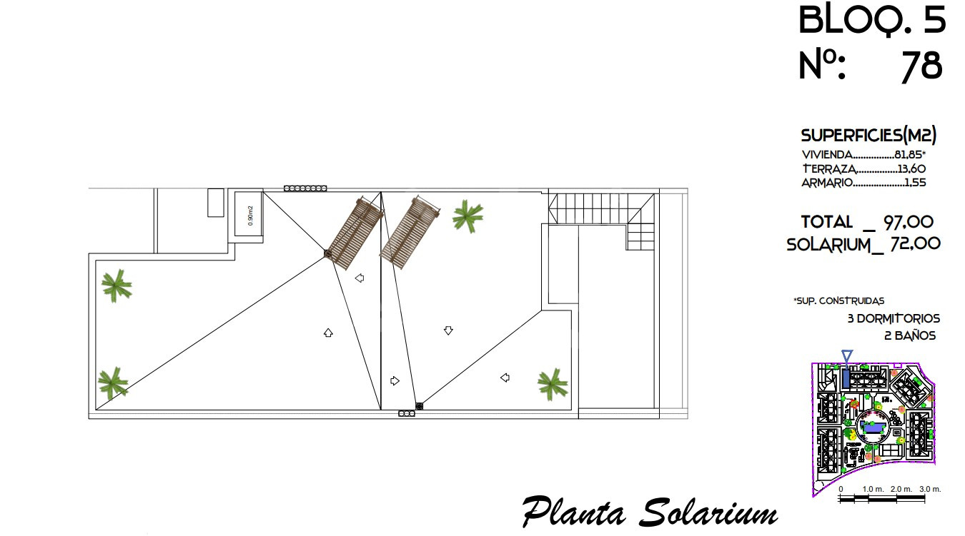 Ático de 3 habitaciones en Guardamar del Segura - CN60803 - 2