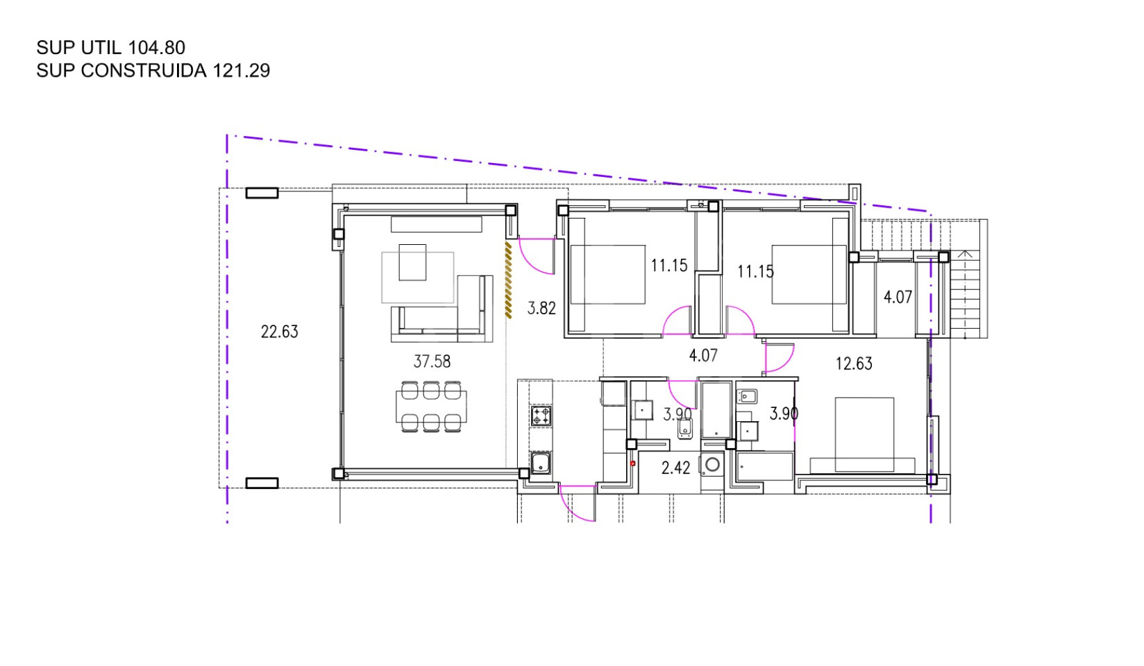 Villa de 3 habitaciones en Torrevieja - GVS60821 - 1