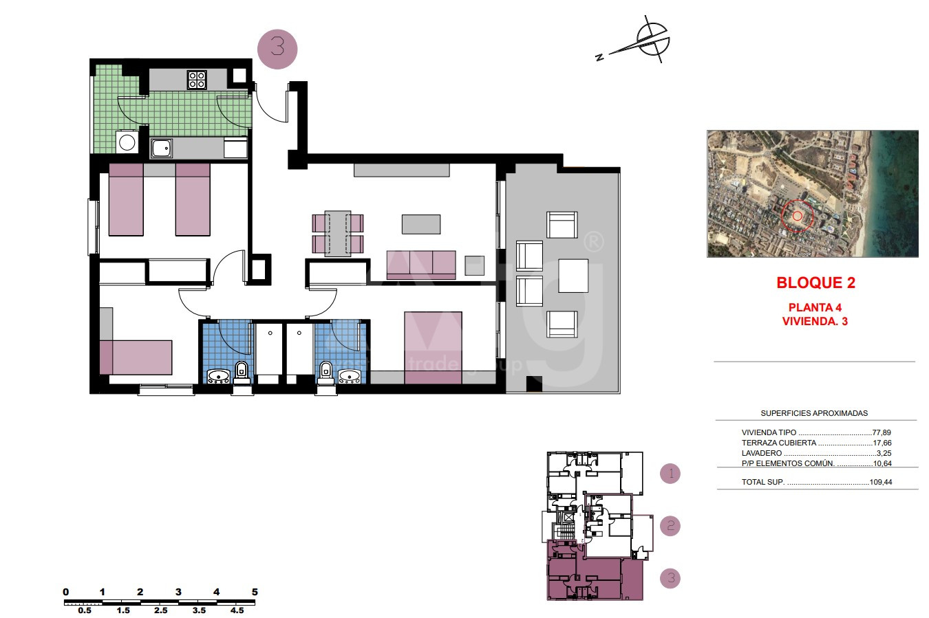 Apartament w Mil Palmeras, 3 sypialnie - VP60923 - 1