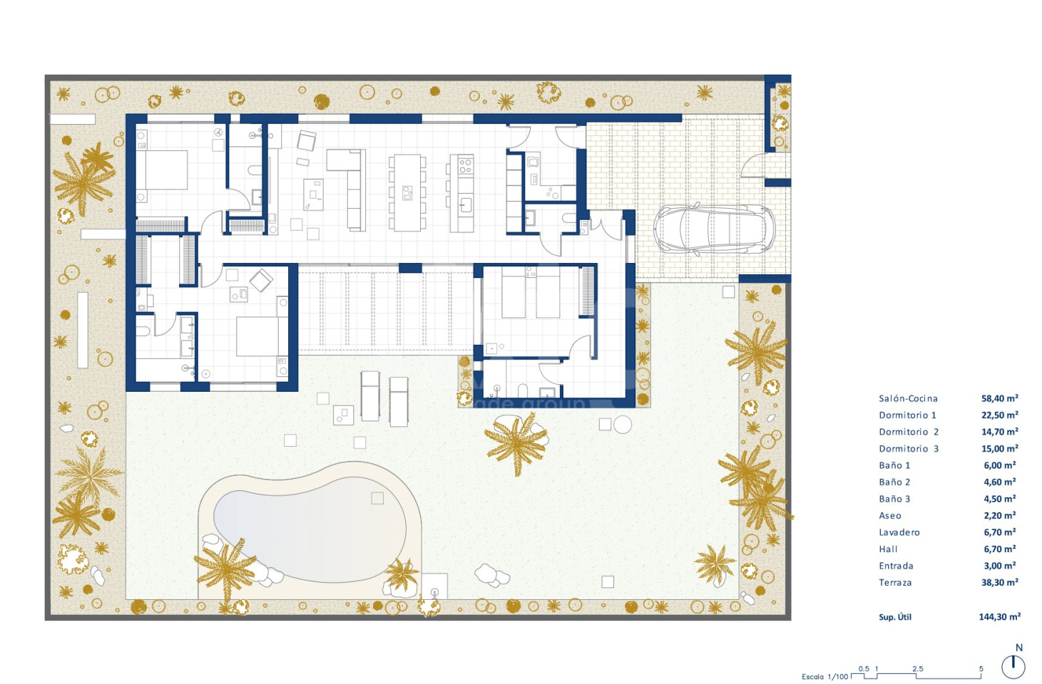 Villa de 3 habitaciones en El Caracolero - THE60948 - 1