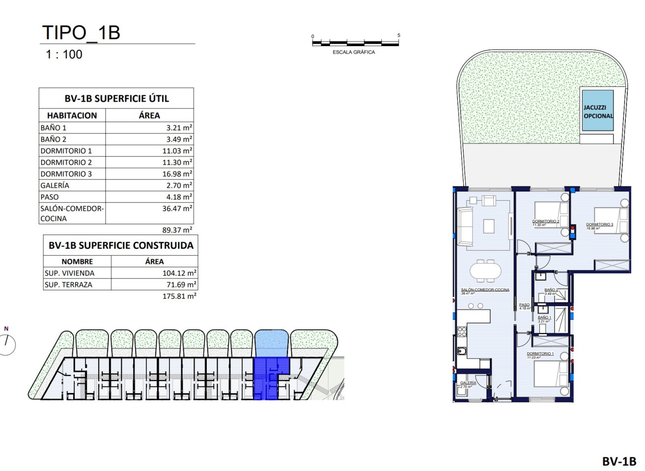 Apartament cu 3 dormitoare în L'Albir - GRR61380 - 1