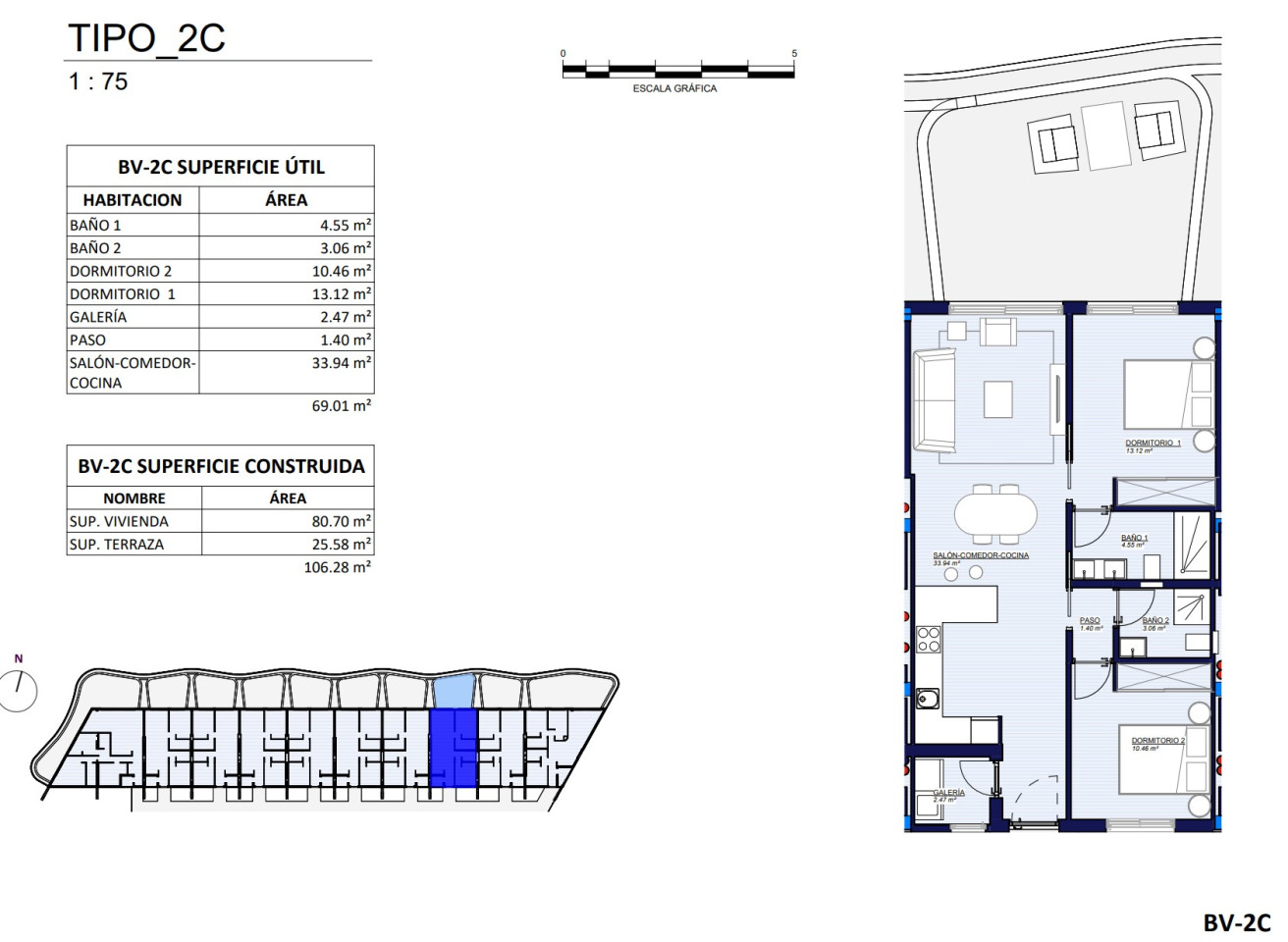 Apartamento de 2 habitaciones en L'Albir - GRR61384 - 1