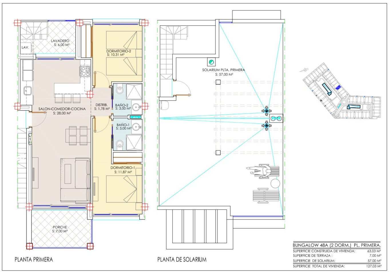 Bungalow cu 2 dormitoare în Torrevieja - AGI61518 - 1