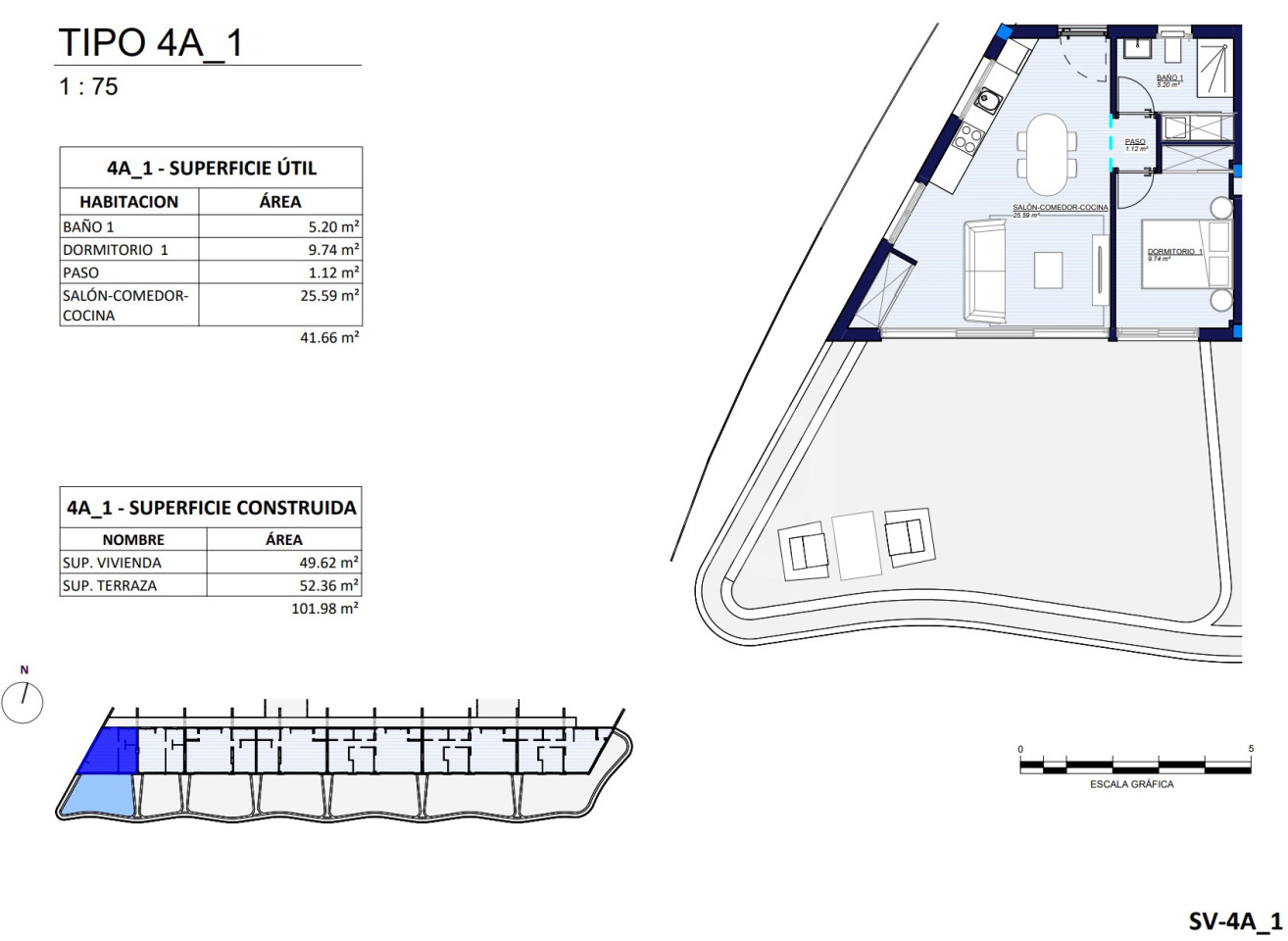 Apartament cu 1 dormitor în L'Albir - GRR61523 - 1