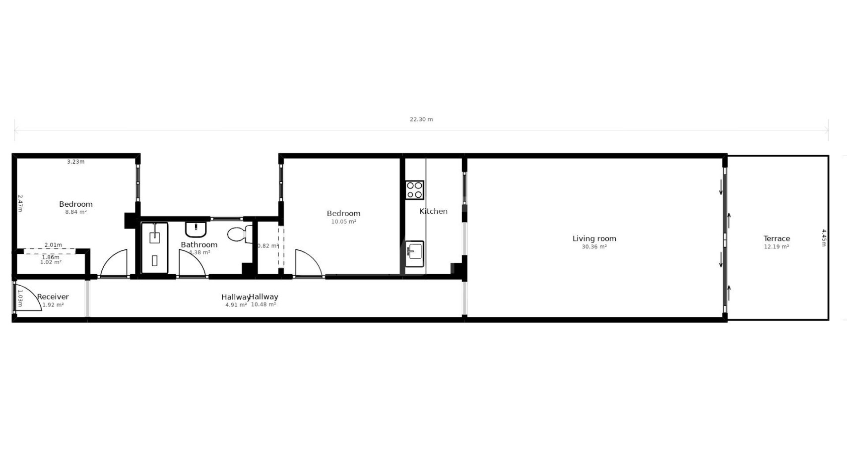 Apartament cu 2 dormitoare în Calpe - ICB62223 - 1