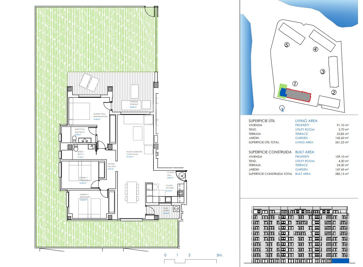 Apartamento de 3 habitaciones en Punta Prima - GMD62407 - 1