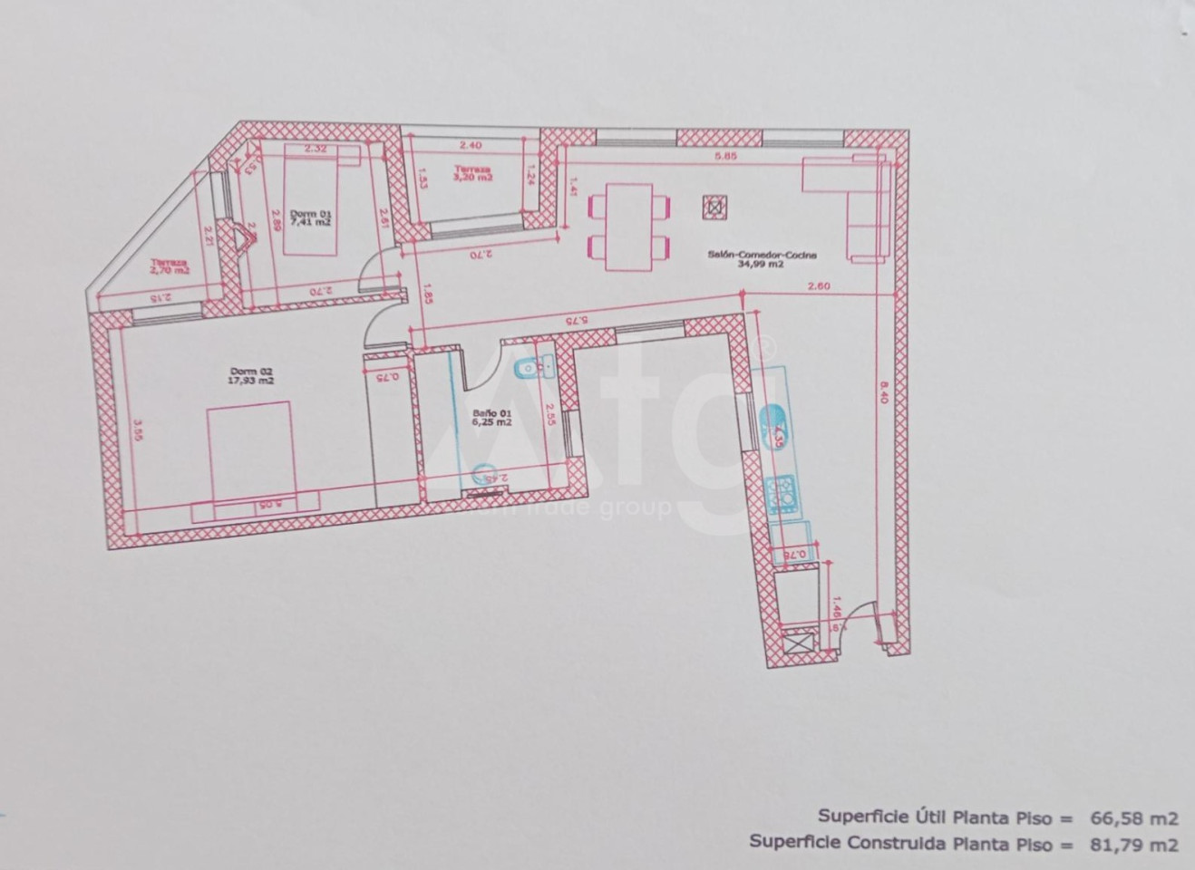 Appartement de 2 chambres à Almoradí - SHL62523 - 1