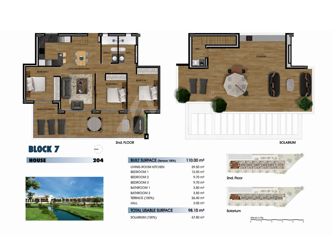 Ático de 3 habitaciones en Los Alcázares - GM62663 - 1