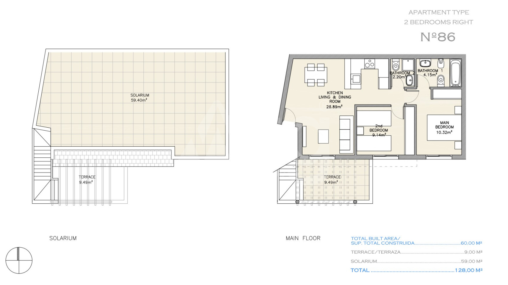 Ático de 2 habitaciones en Águilas - ARE62745 - 1