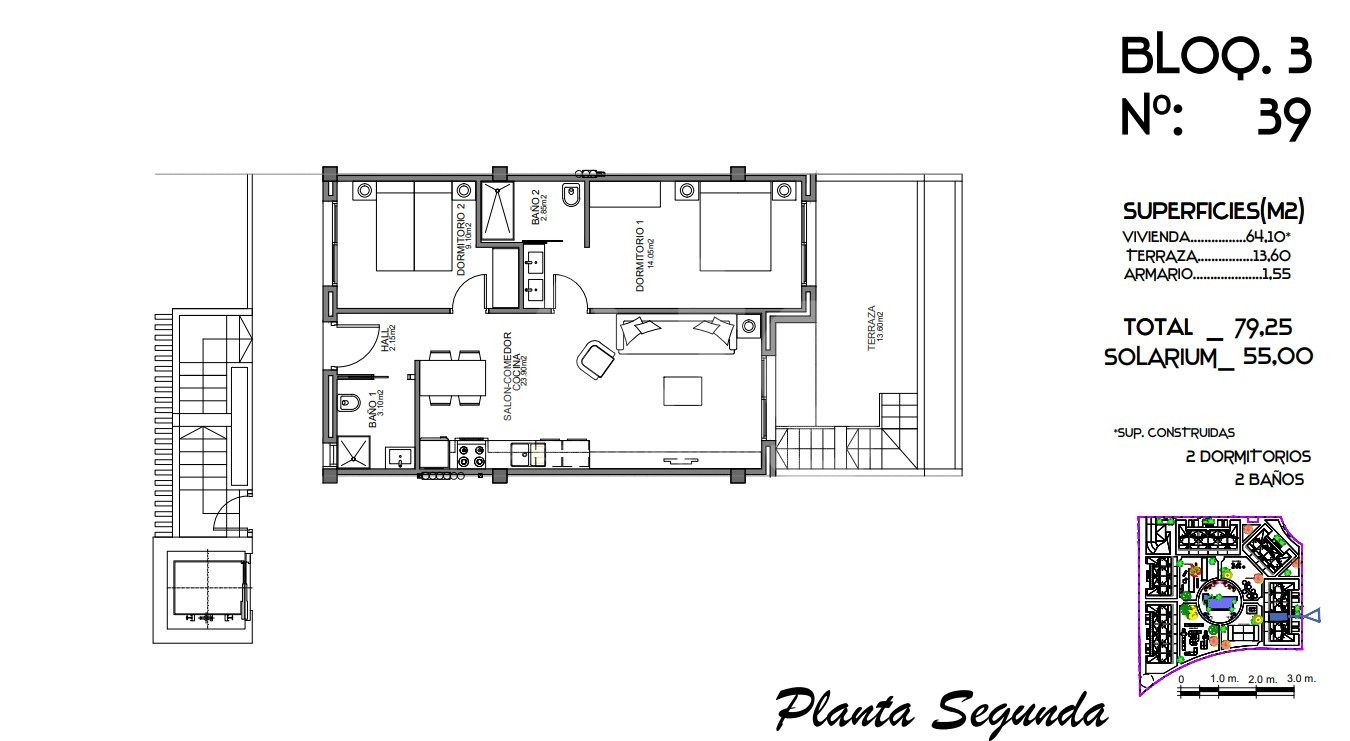 Penthouse cu 2 dormitoare în Guardamar del Segura - CN62850 - 1