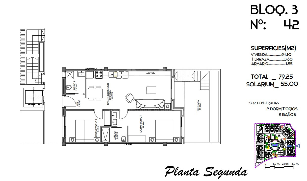 2 Schlafzimmer Penthouse-Wohnung in Guardamar del Segura - CN62853 - 1