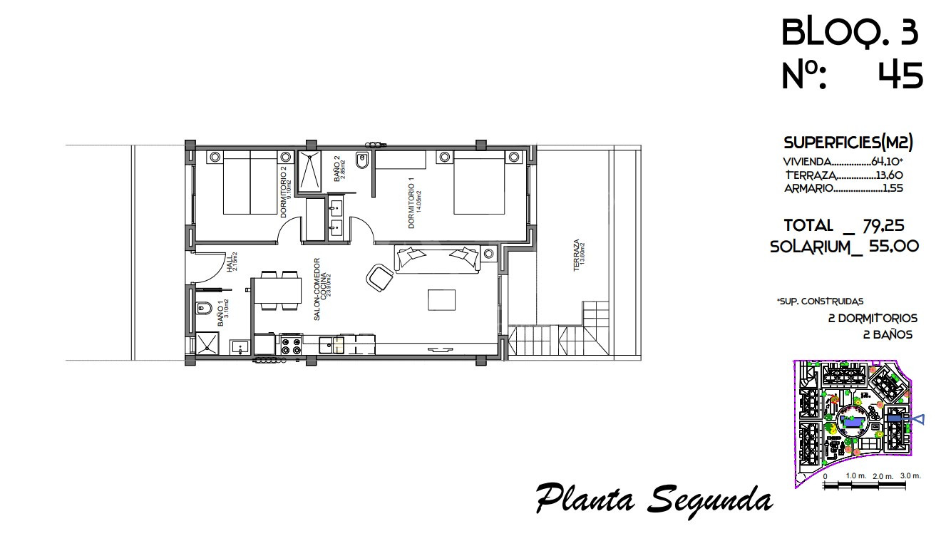 Penthouse w Guardamar del Segura, 2 sypialnie - CN62856 - 1