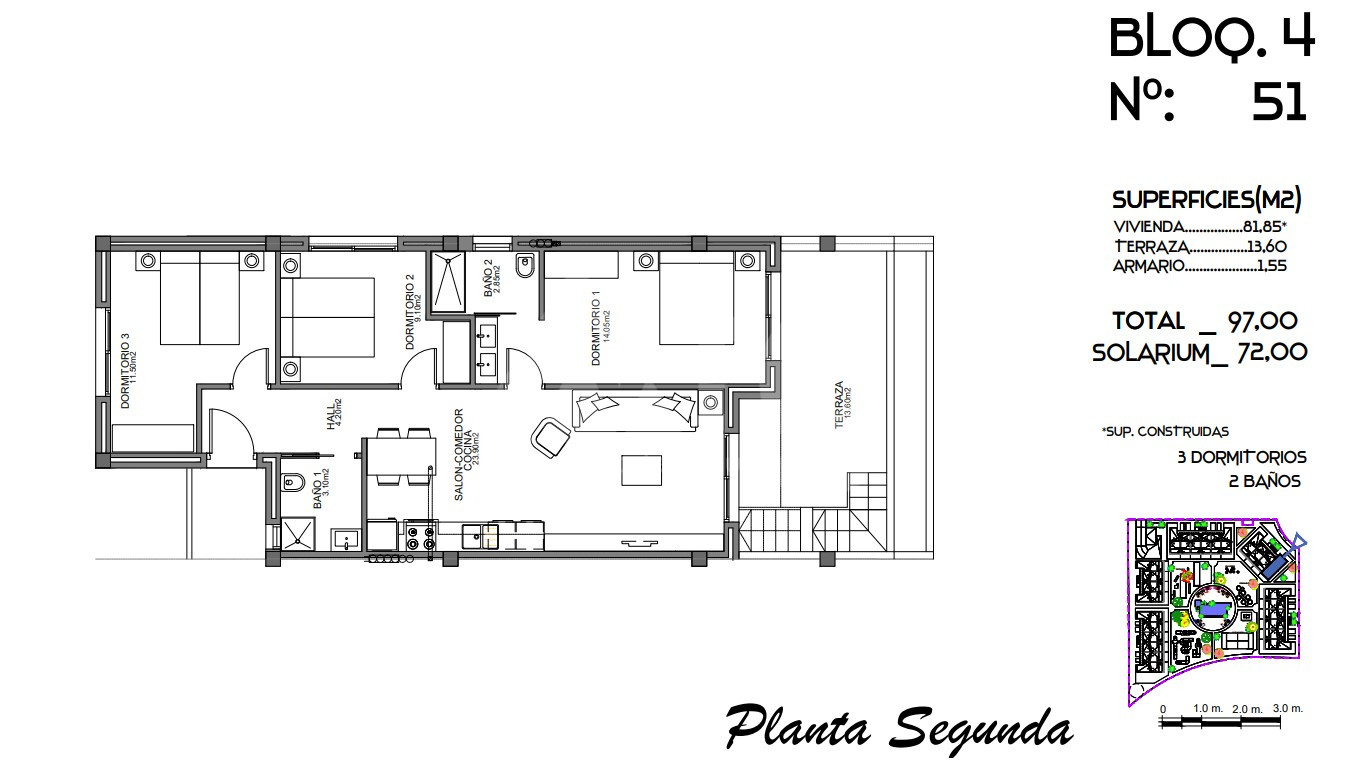 Penthouse cu 3 dormitoare în Guardamar del Segura - CN62862 - 1