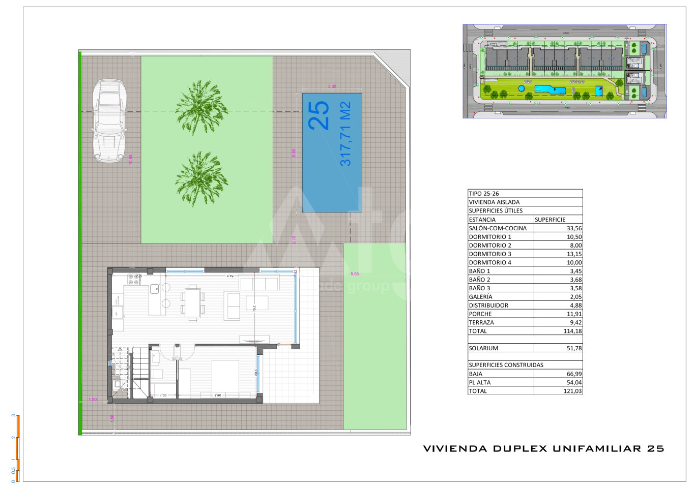 4 Schlafzimmer Doppelhaus in Pilar de la Horadada - IV62996 - 1