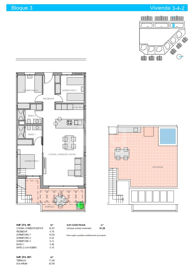 3 Schlafzimmer Penthouse-Wohnung in Guardamar del Segura - NS62997 - 1