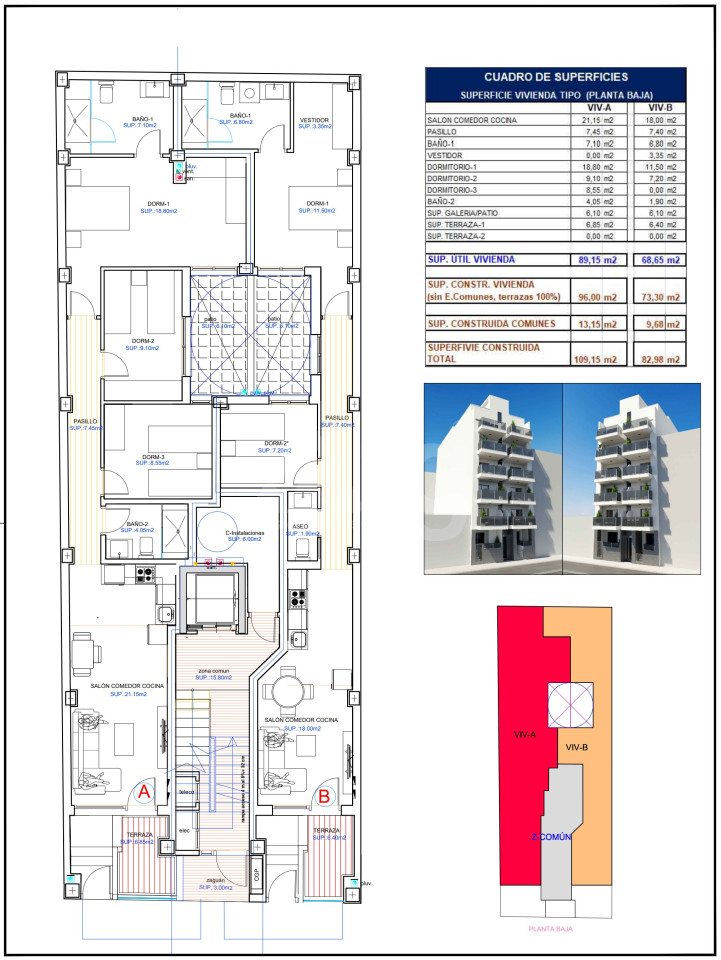 3 bedroom Apartment in Torrevieja - EPI63171 - 1