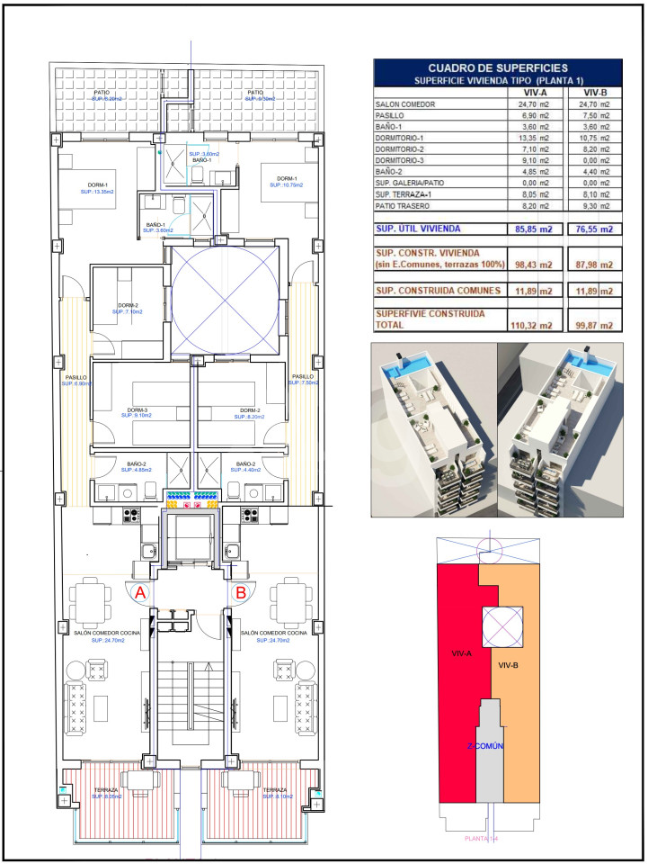 Apartament w Torrevieja, 3 sypialnie - EPI63185 - 1