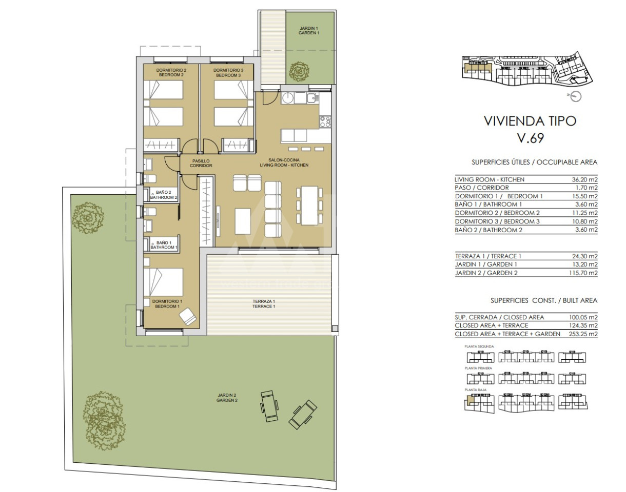 3 ložnice Apartmán v Lo Romero - BM63578 - 1