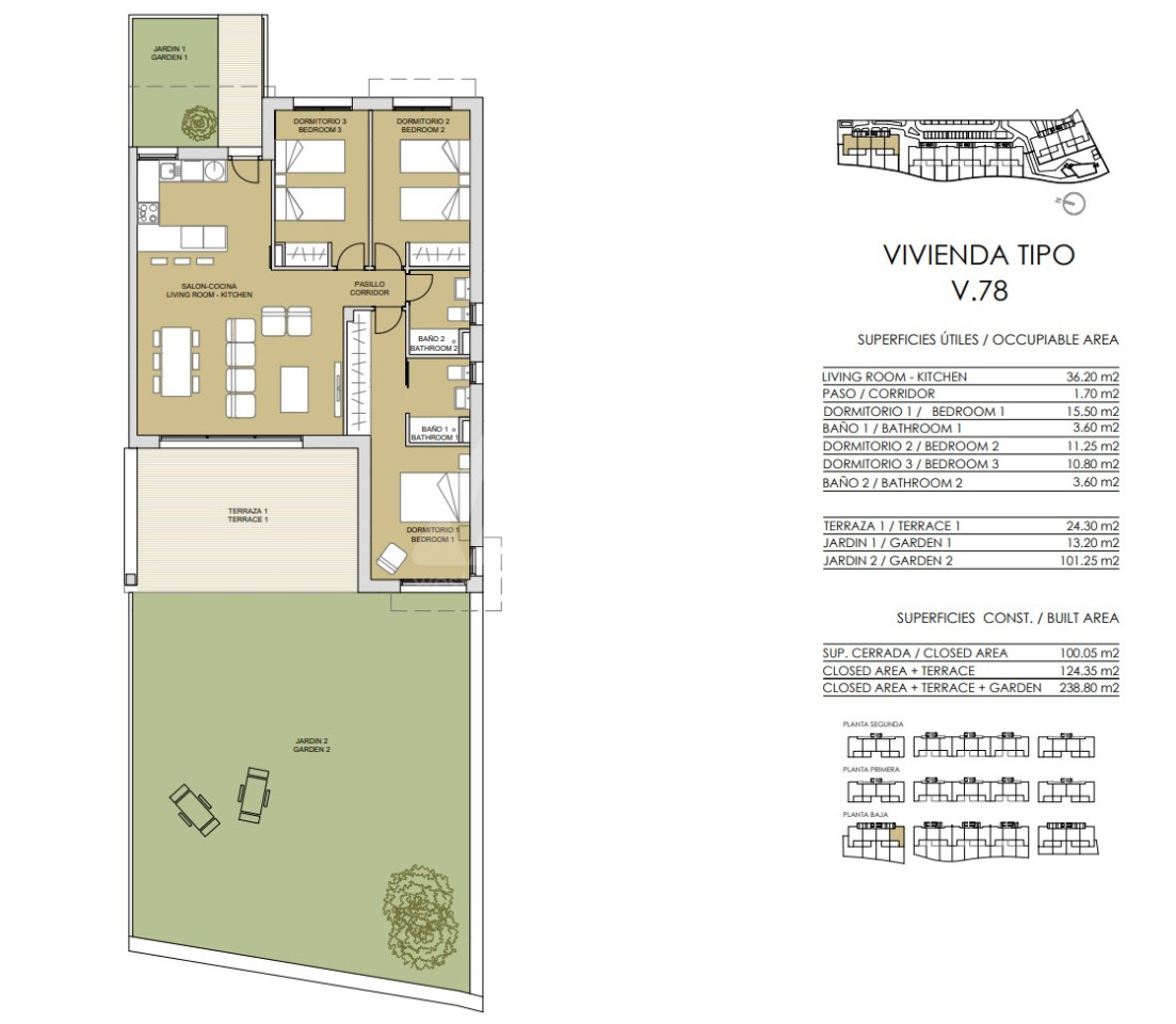 Apartamento de 3 habitaciones en Lo Romero - BM63583 - 1