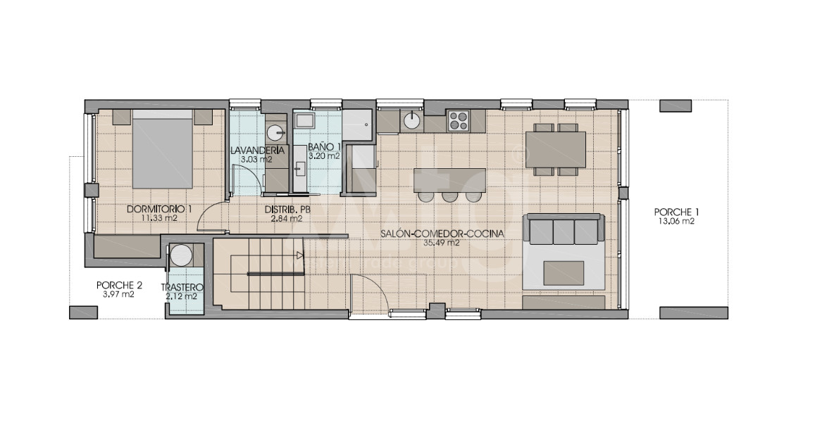 3 bedroom Villa in La Marina del Pinet - EPR30930 - 2