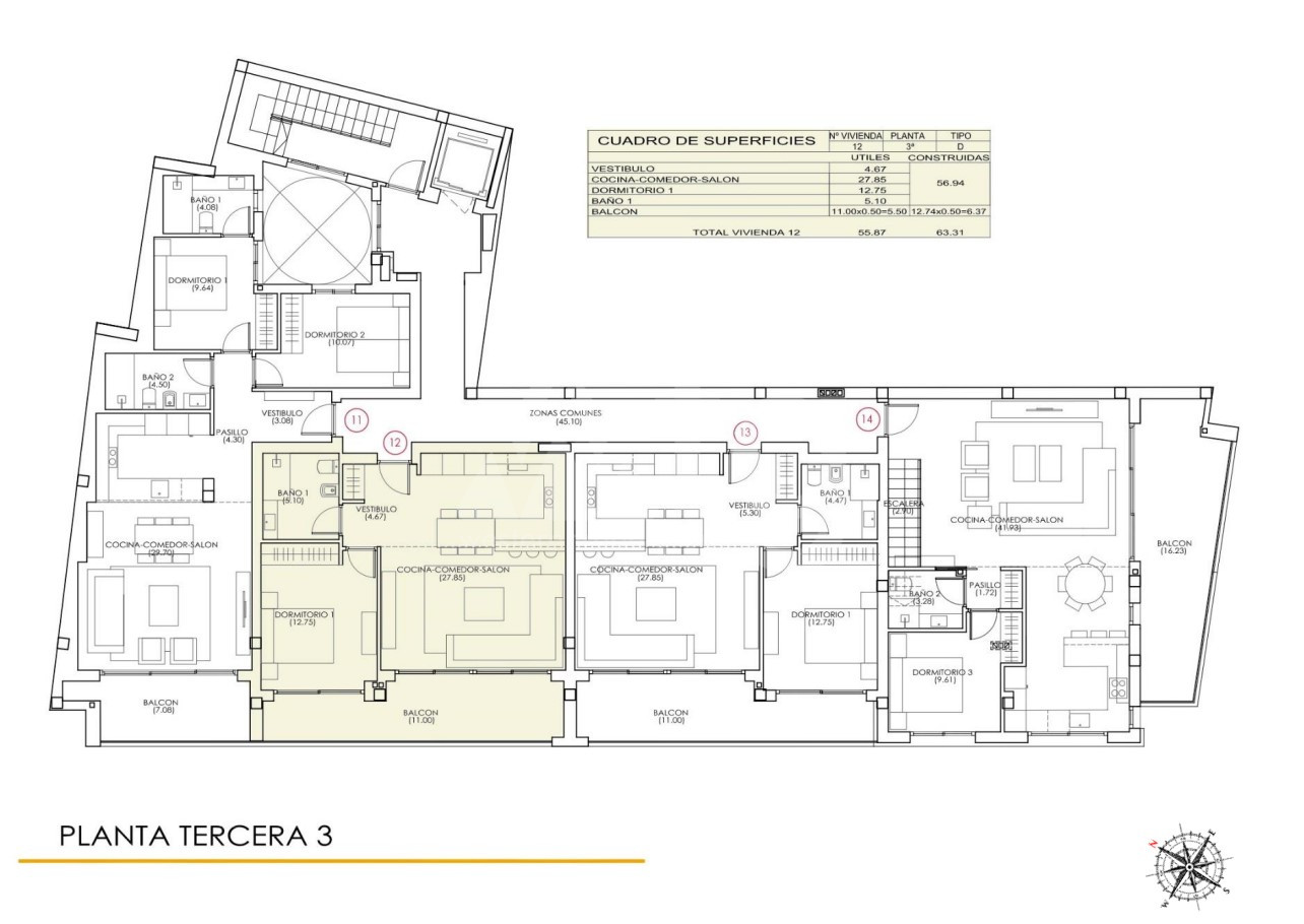 1 Schlafzimmer Appartement in Torrevieja - WMG75978 - Foto 1