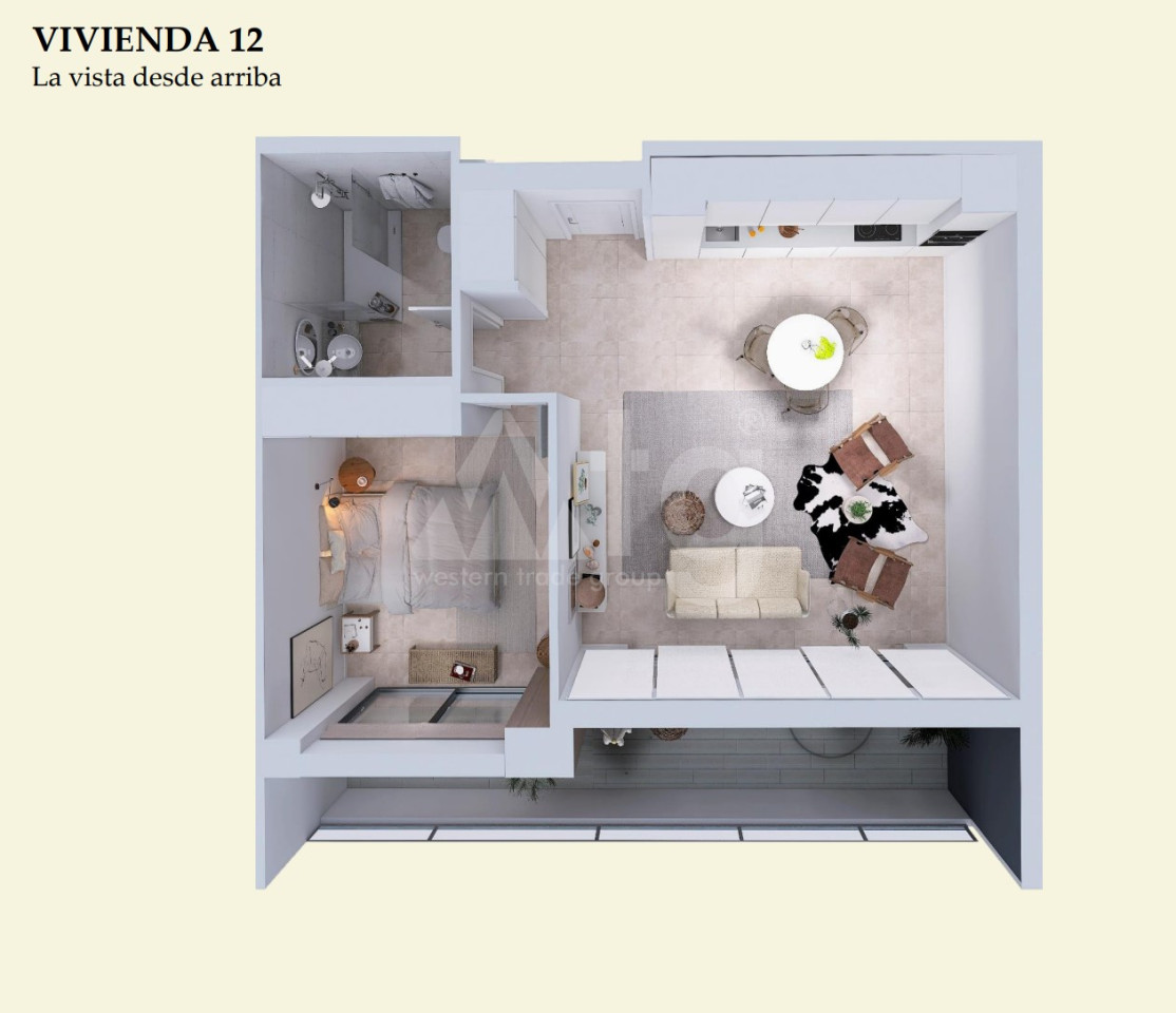1 Schlafzimmer Appartement in Torrevieja - WMG75978 - Foto 2