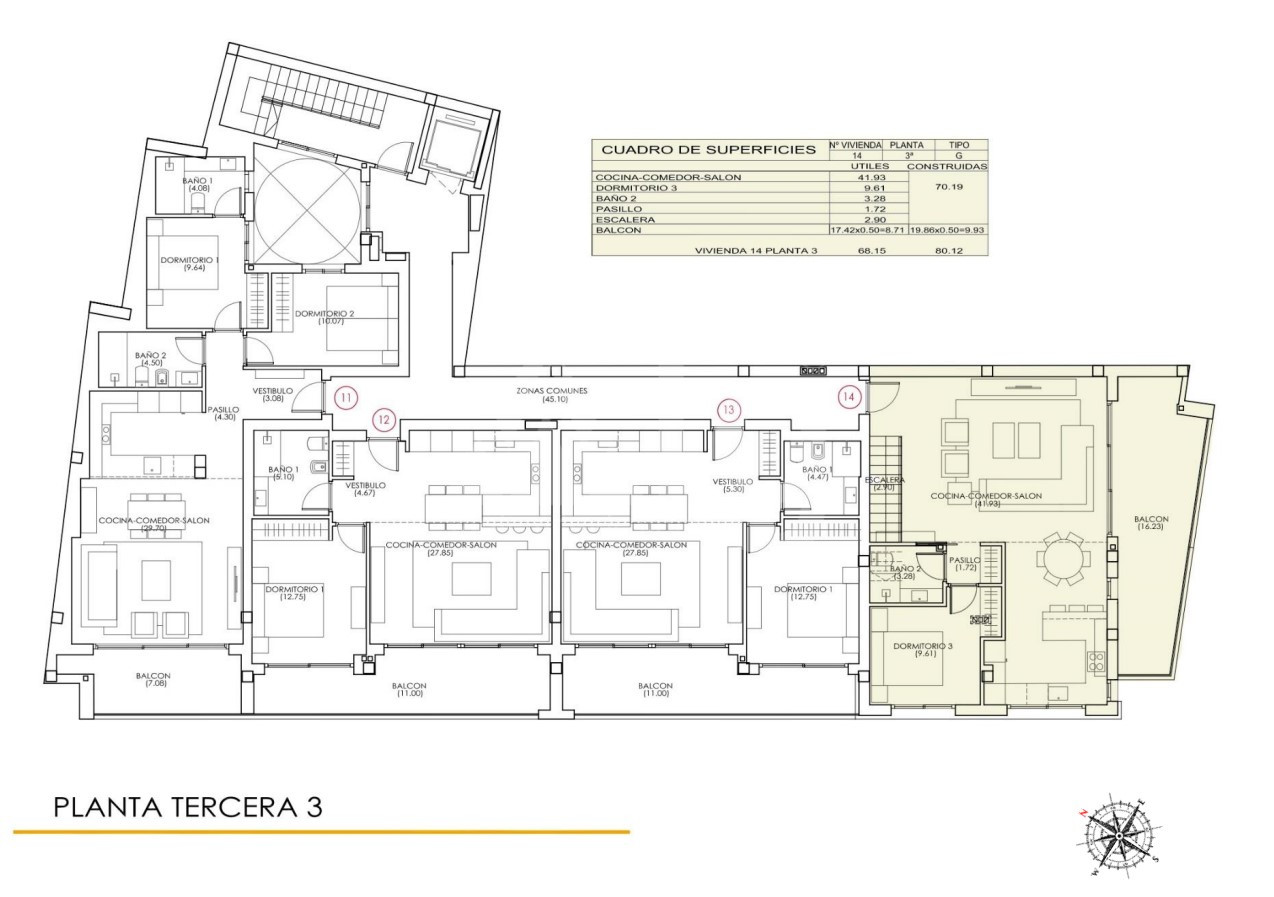 Penthouse de 3 chambres à Torrevieja - WMG75980 - Photo 1