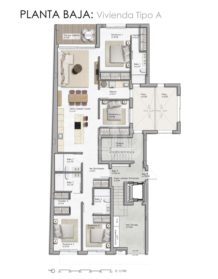 Apartament cu 4 dormitoare în Guardamar del Segura - PM82165 - Imagini 1