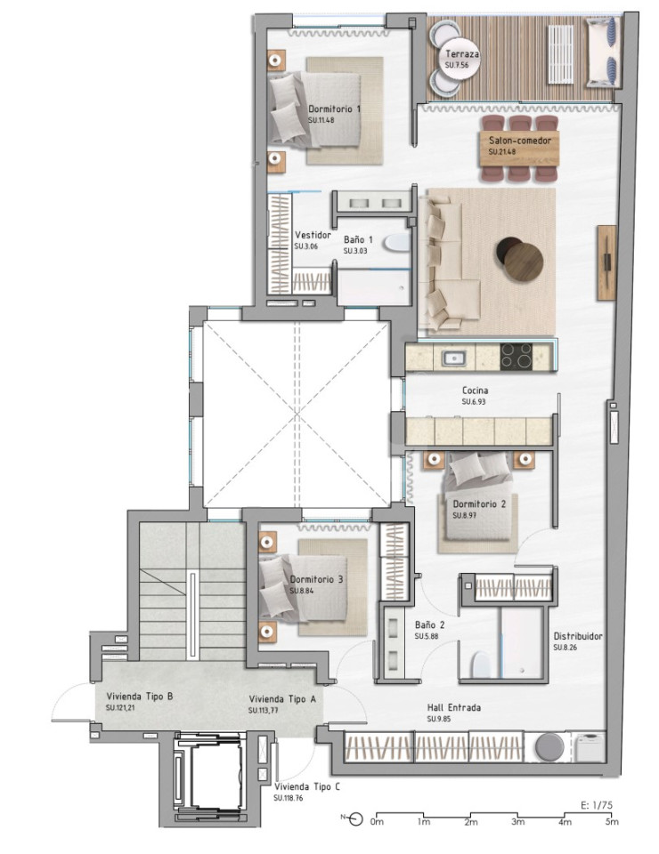 3 bedroom Apartment in Guardamar del Segura - PM118238 - 1