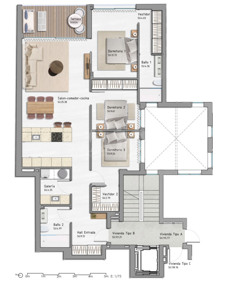 3 bedroom Apartment in Guardamar del Segura - PM118242 - 1