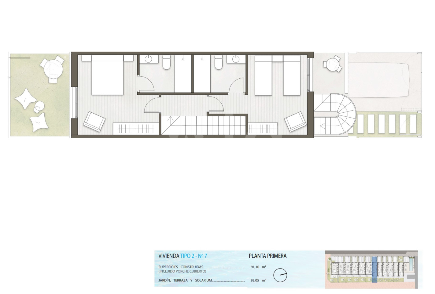 Townhouse de 2 chambres à Pilar de la Horadada - ZLG83924 - Photo 2