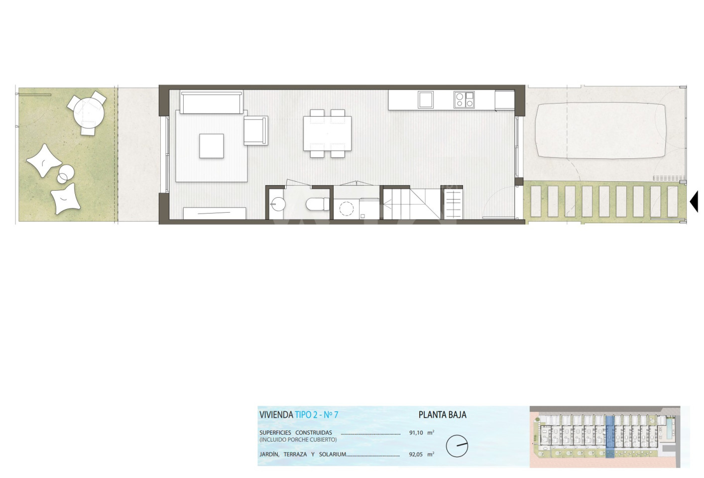 Townhouse de 2 chambres à Pilar de la Horadada - ZLG83924 - Photo 1