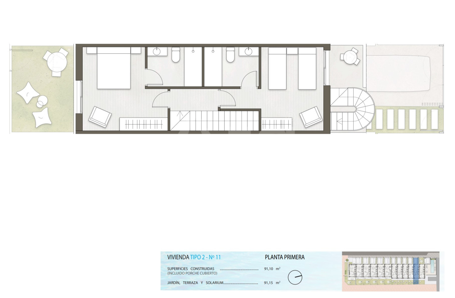 2 bedroom Townhouse in Pilar de la Horadada - ZLG83928 - Photo 2