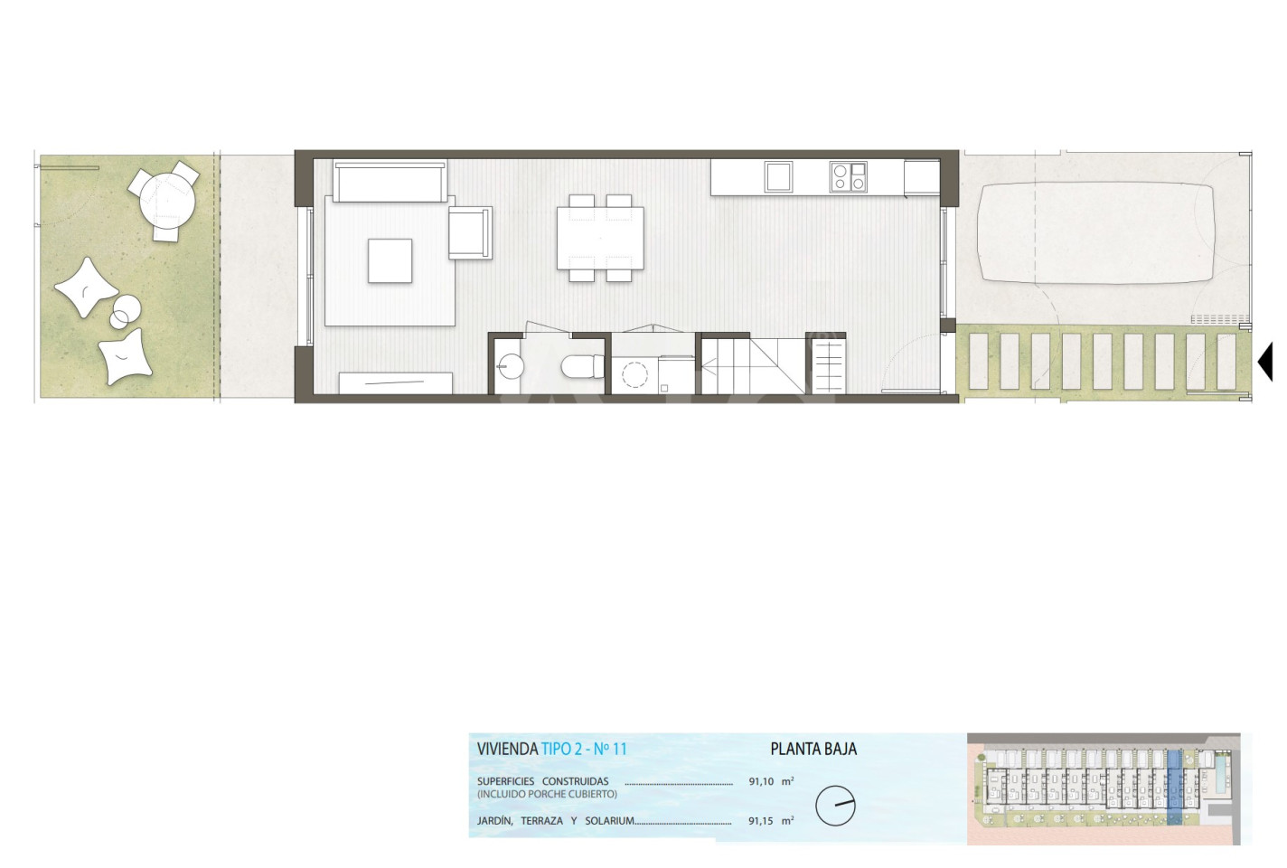 2 bedroom Townhouse in Pilar de la Horadada - ZLG83928 - Photo 1