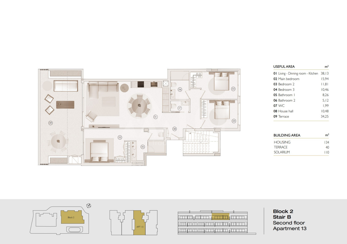 Penthouse de 3 chambres à Las Colinas - LCG86032 - Photo 1