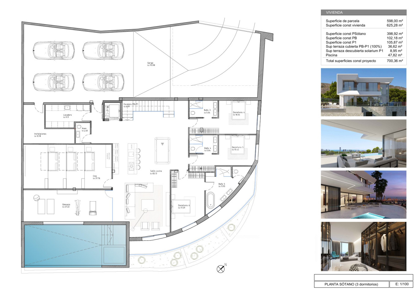 Villa de 6 chambres à Finestrat - EH89288 - Photo 1