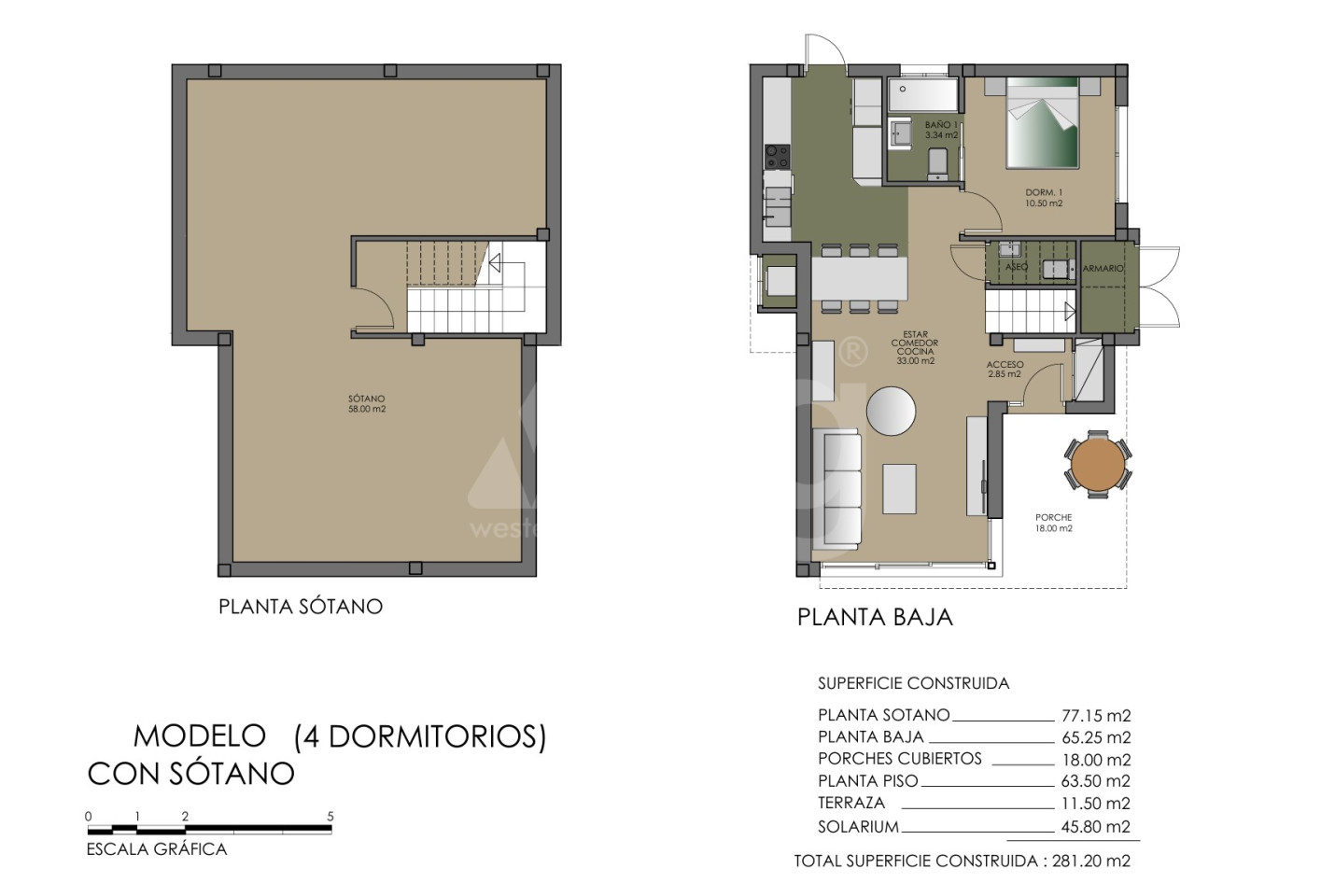 4 bedroom Villa in San Miguel de Salinas - AGI27526 - Photo 1