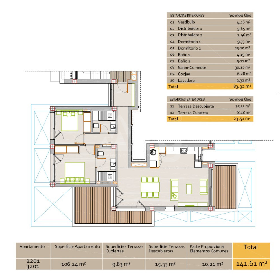 2 bedroom Apartment in Oliva - CHG119688 - 1