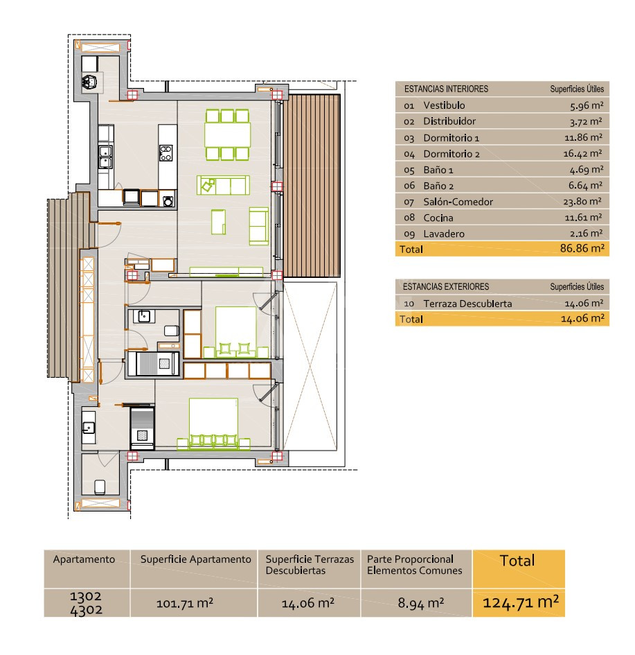 2 bedroom Apartment in Oliva - CHG119690 - 1