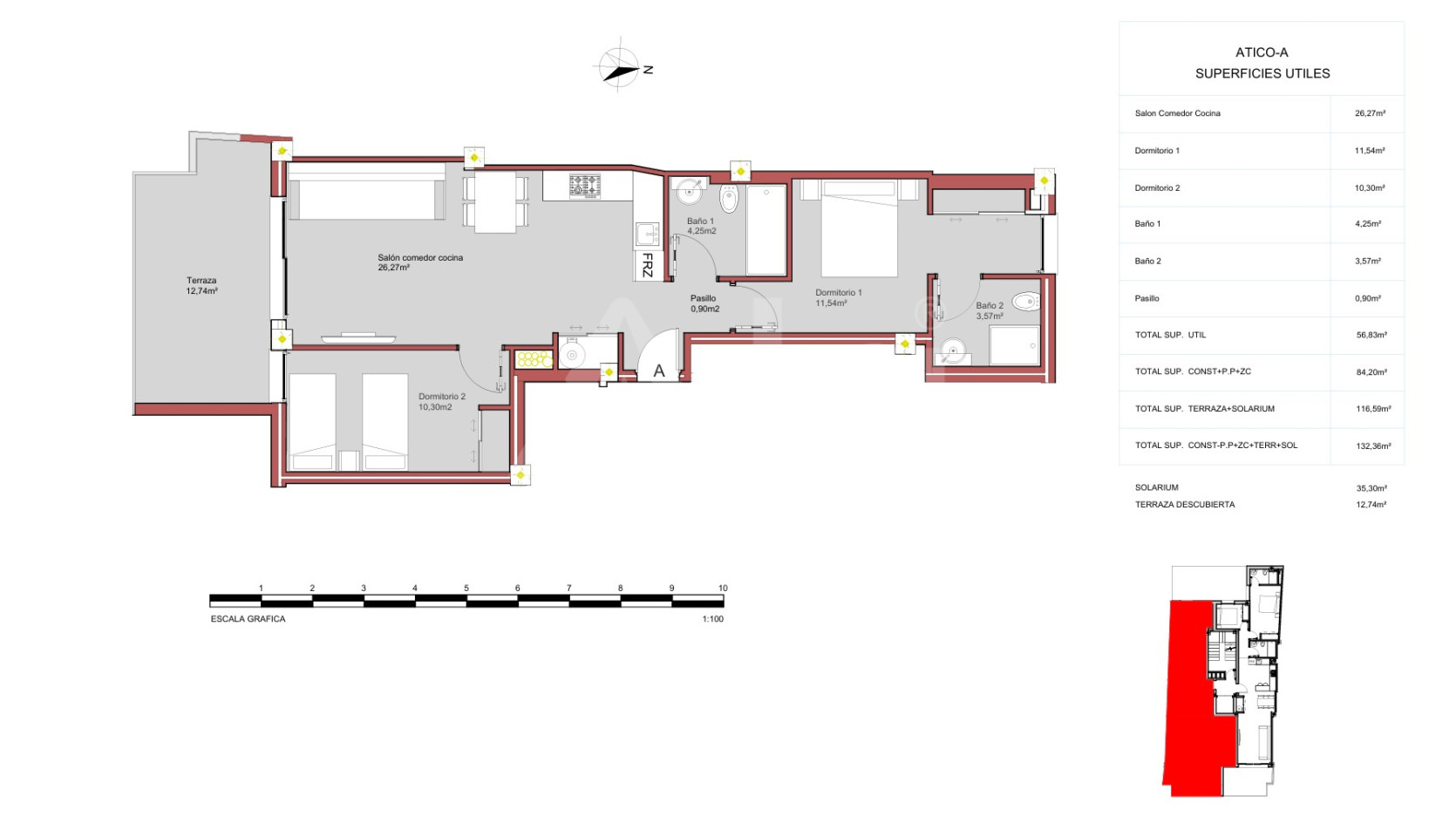 2 bedroom Penthouse in Torrevieja - AG97074 - Photo 1