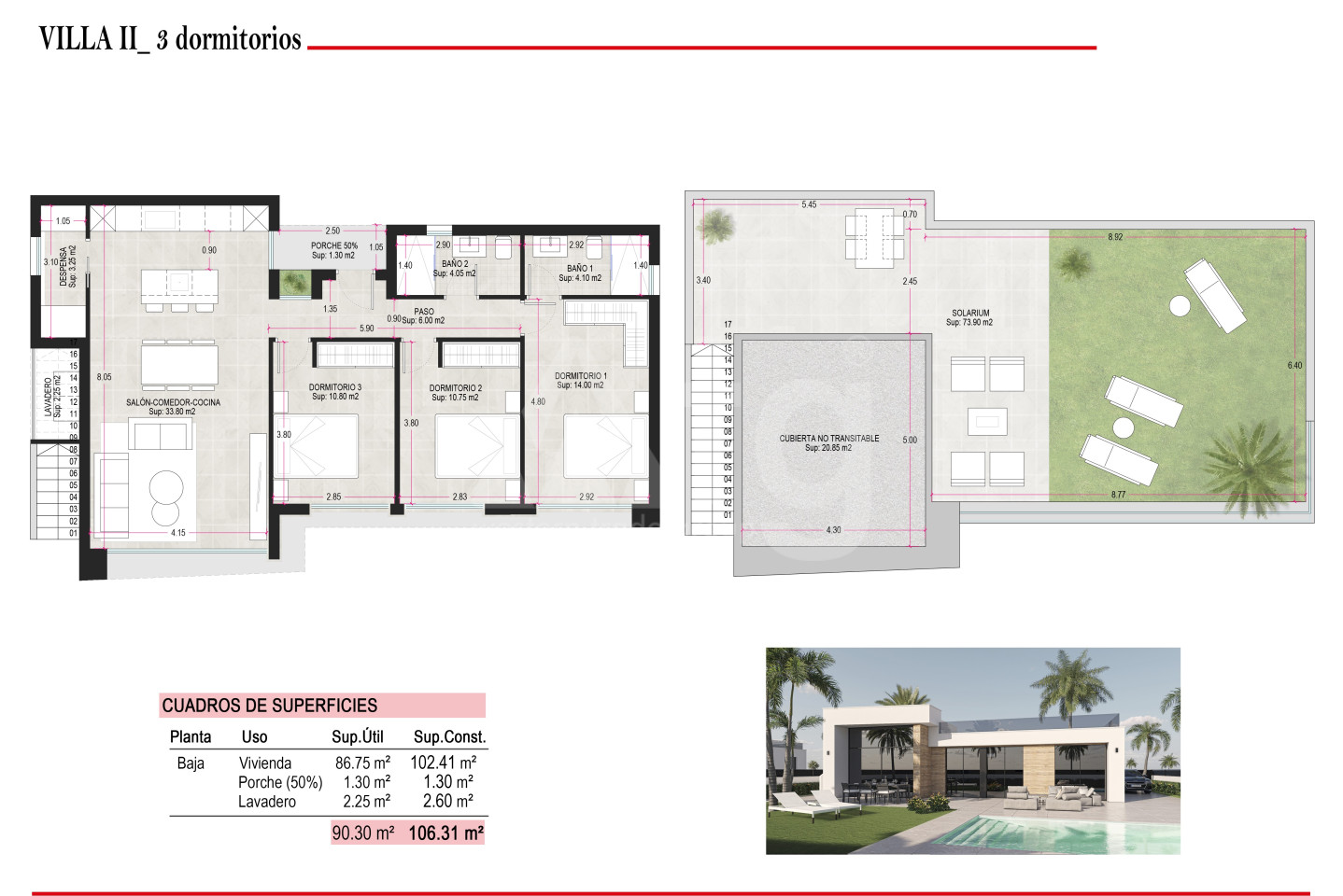 3 bedroom Villa in Alhama de Murcia - OLE136701 - Photo 1