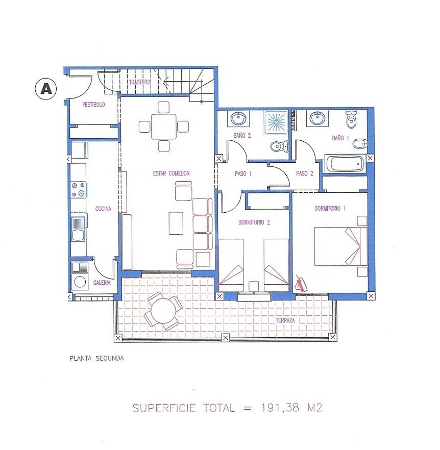 Penthouse   v Orihuela Costa, 3 ložnice - CBE131412 - Foto 1