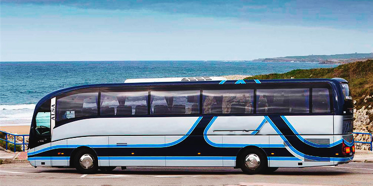 Автобус у моря