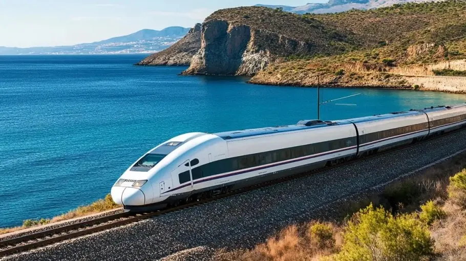 Eisenbahnverbindungen an der Costa Blanca, Spanien