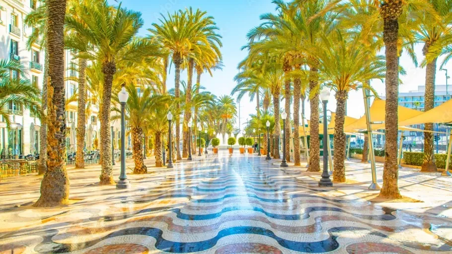 Explanada de España, Alicante, Espagne